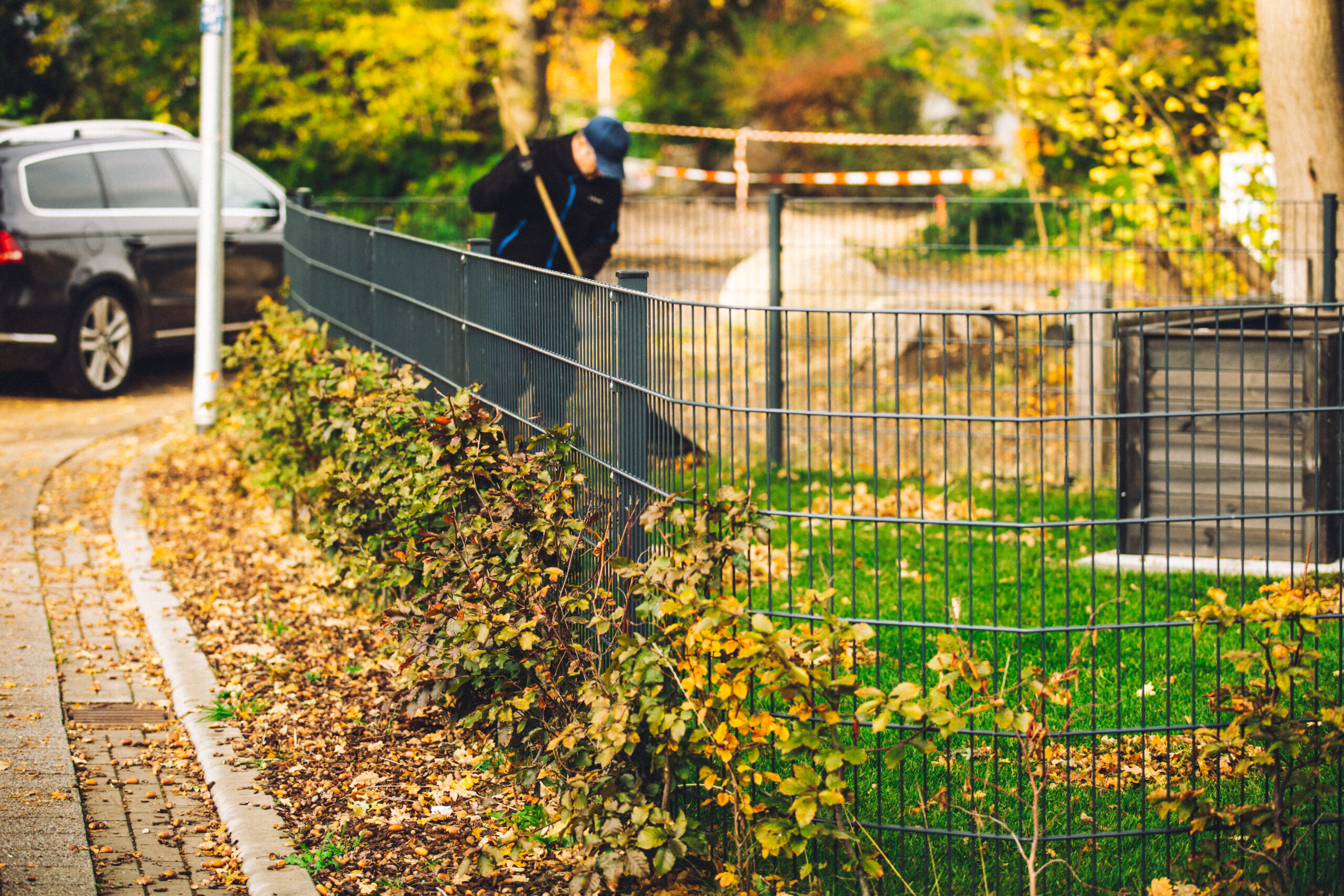 Nachher: neuer Zaun nach der Montage